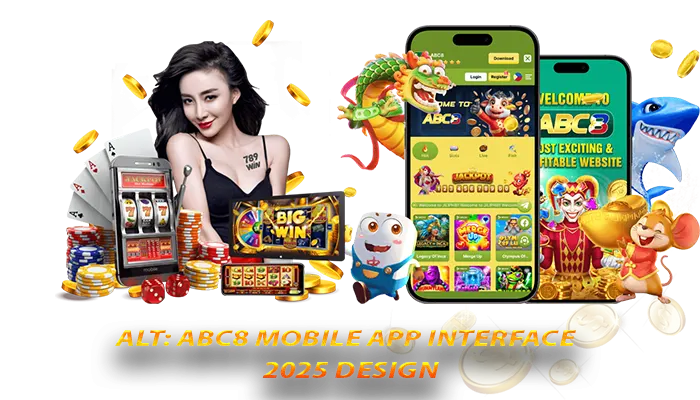 ABC8 mobile app interface – 2025 design